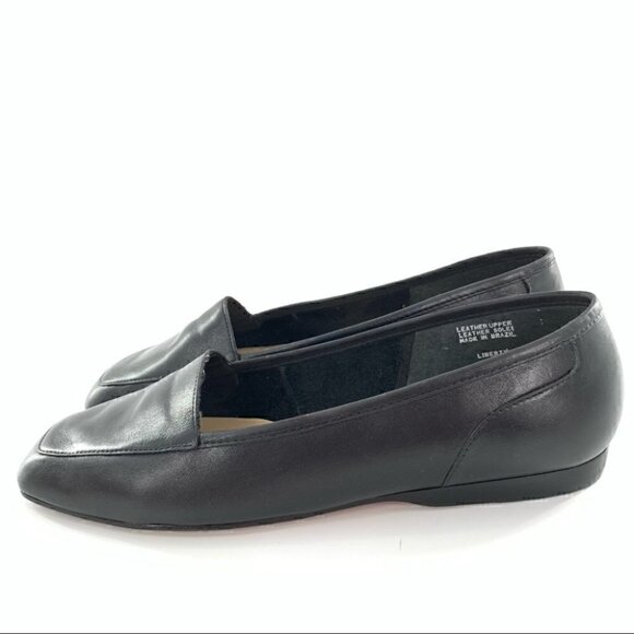 Enzo Angiolini Liberty flats 8 black 80s 90s vintage smoking loafers grannycore - Picture 5 of 12